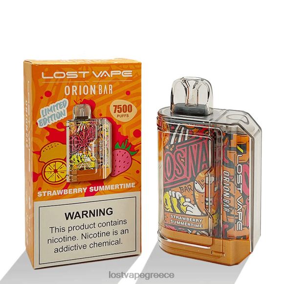 φράουλα καλοκαίρι Lost Vape orion - Lost Vape Orion μπαρ μιας χρήσης | 7500 ρουφηξιά | 18 ml | 50 mg LNN4H98