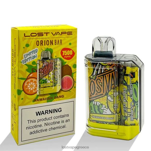 χτύπημα της Χαβάης Lost Vape sale - Lost Vape Orion μπαρ μιας χρήσης | 7500 ρουφηξιά | 18 ml | 50 mg LNN4H97